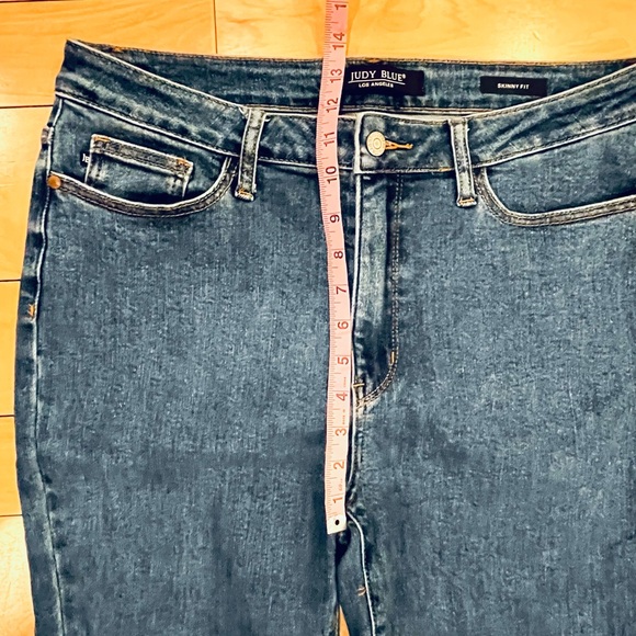 Judy Blue Women's Blue Jeans, SIZE 15|32–EUC - Picture 6 of 12
